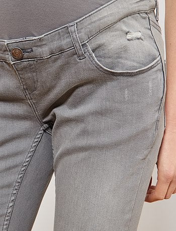 Calças de ganga pré-mamã corte slim - Kiabi