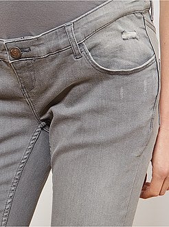 Calças de ganga pré-mamã corte slim - Kiabi