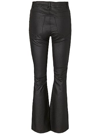 Calças de ganga pretas de cintura alta para mulher vero moda curve siga hr