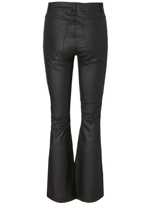 Calças de ganga pretas de cintura alta para mulher vero moda curve siga hr - Kiabi Calças de ganga pretas de cintura alta para mulher vero moda curve siga hr - Kiabi