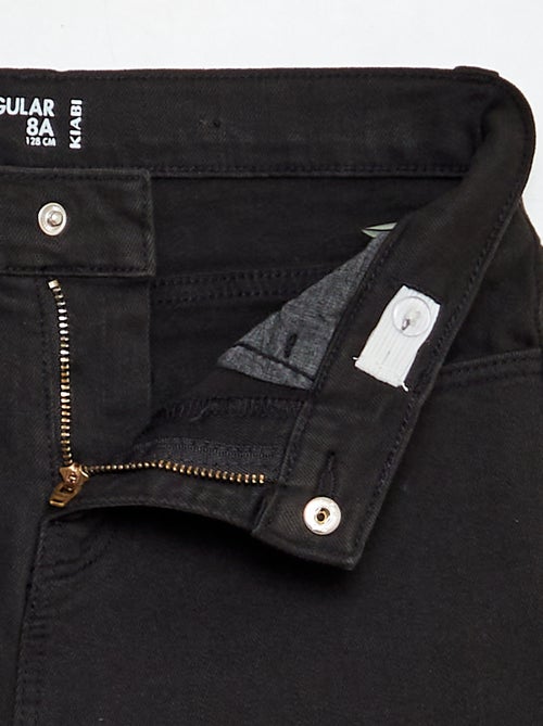 Calças de ganga regular corte a direito - Kiabi