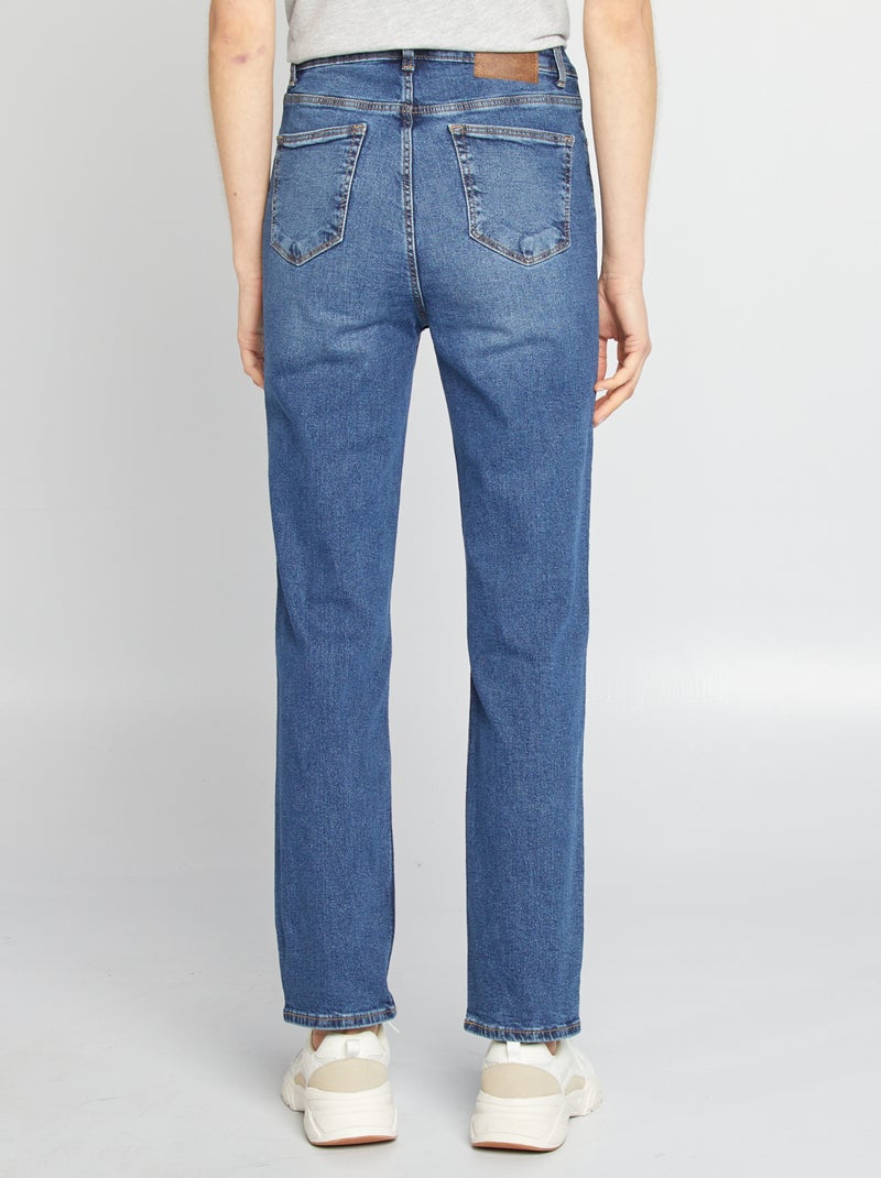 Calças de ganga regulares - L30 AZUL - Kiabi