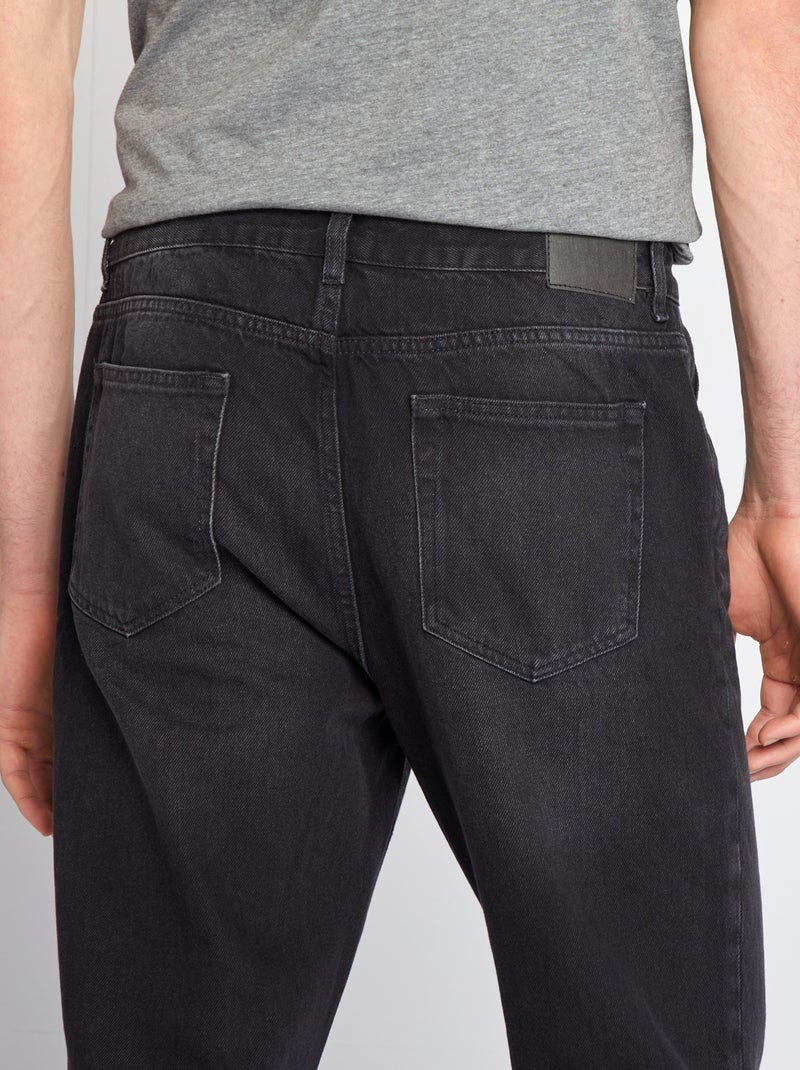 Calças de ganga regulares - L38 CINZA - Kiabi