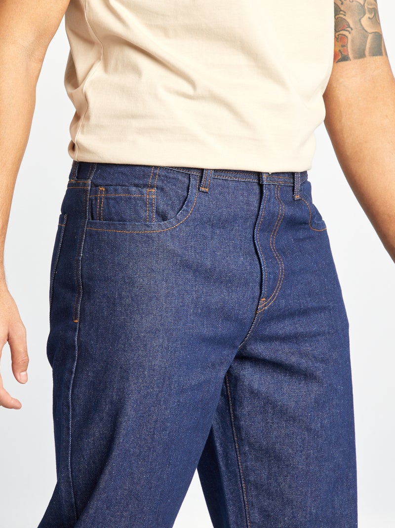 Calças de ganga regulares AZUL - Kiabi