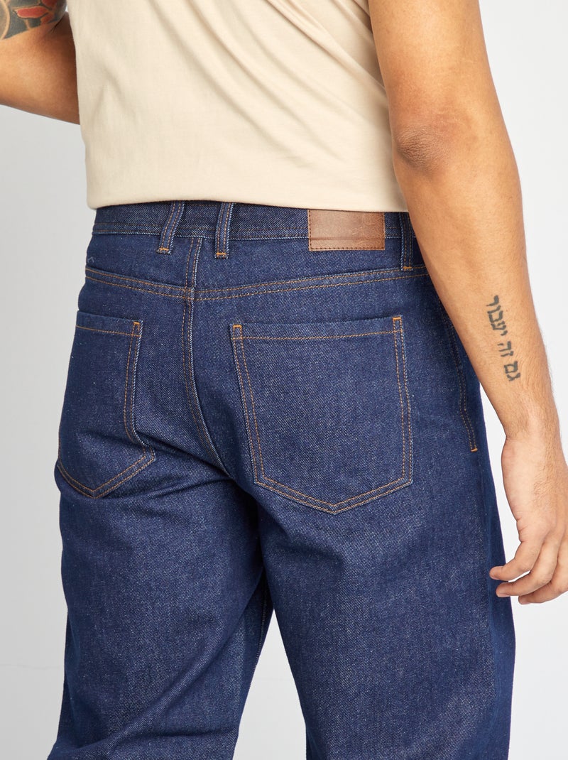 Calças de ganga regulares AZUL - Kiabi