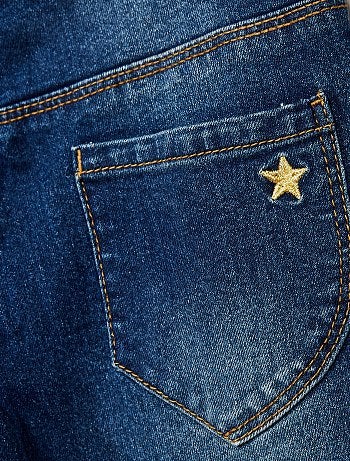 Menina 3-12 anos - Calças de ganga regulares - Kiabi