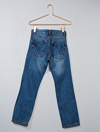 Calças de ganga regulares com 5 bolsos - Kiabi