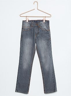 Calças de ganga regulares com 5 bolsos - Kiabi