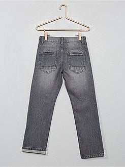 Calças de ganga regulares com 5 bolsos - Kiabi