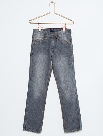 Calças de ganga regulares com 5 bolsos - Kiabi