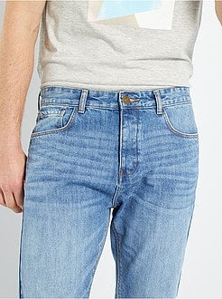 Calças de ganga regulares de conceção ecológica - Kiabi