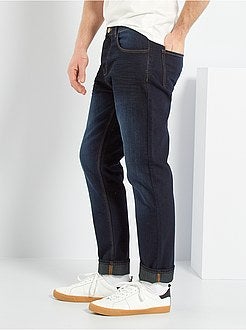 Calças de ganga regulares de conceção ecológica - Kiabi