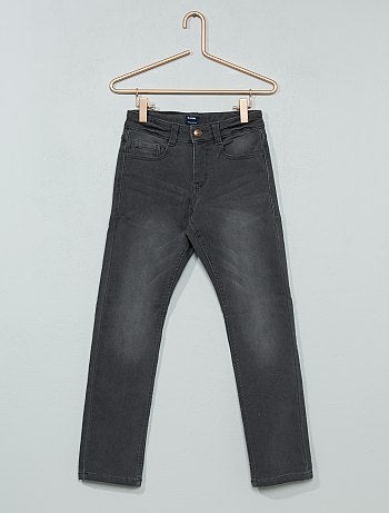 calças de ganga regulares de efeito deslavado - Kiabi