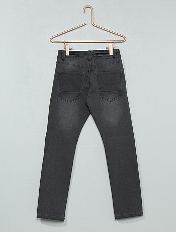 calças de ganga regulares de efeito deslavado - Kiabi