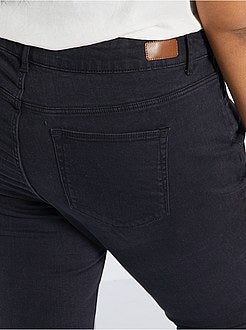 Calças de ganga regulares de ganga elástica comprimento 75 cm - Kiabi