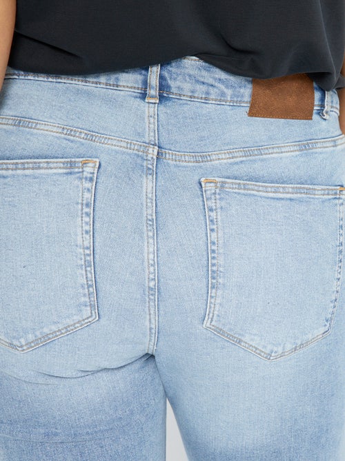 Calças de ganga regulares L28 - Kiabi