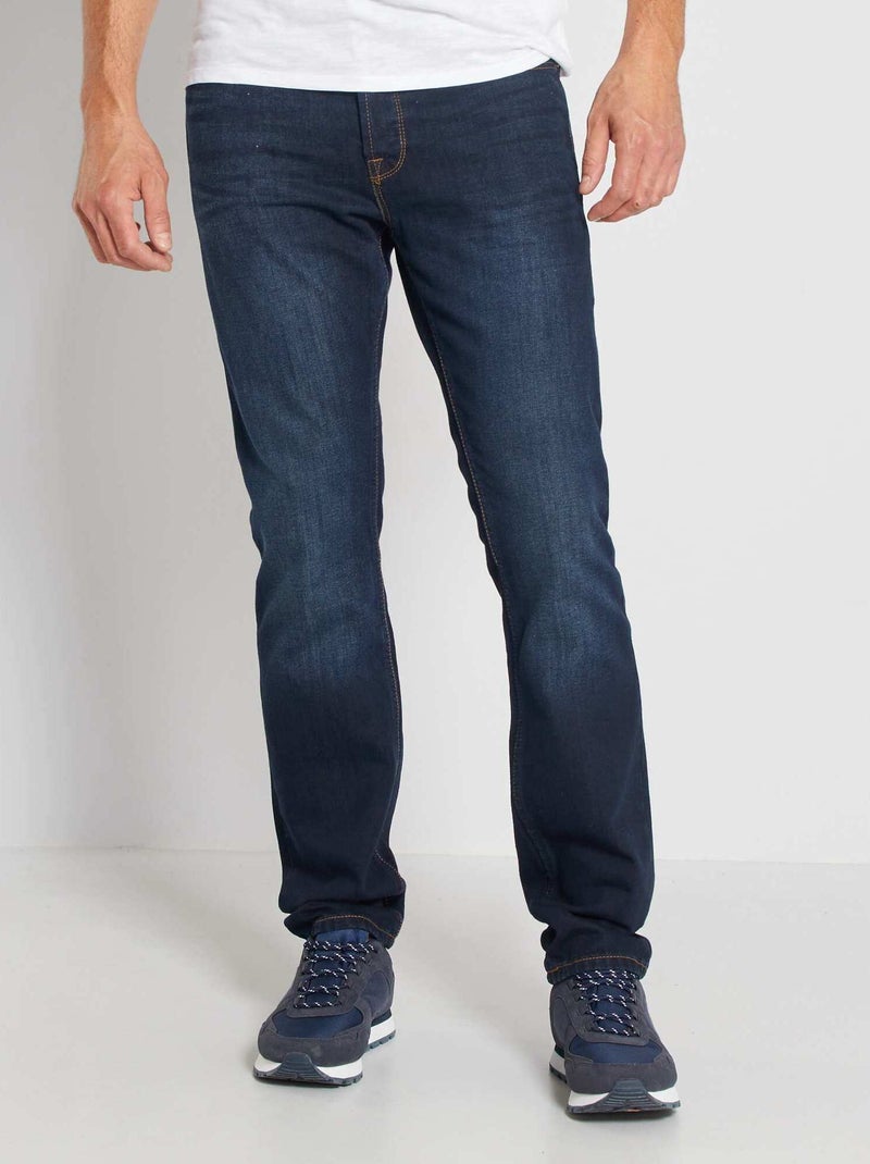 Calças de ganga regulares L34 bleu indigo - Kiabi