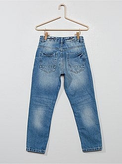 Calças de ganga relax destroy - Kiabi