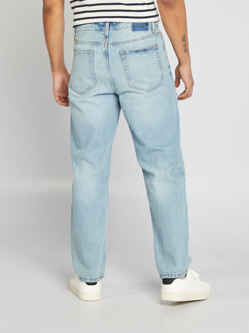 Calças de ganga relaxed fit AZUL - Kiabi