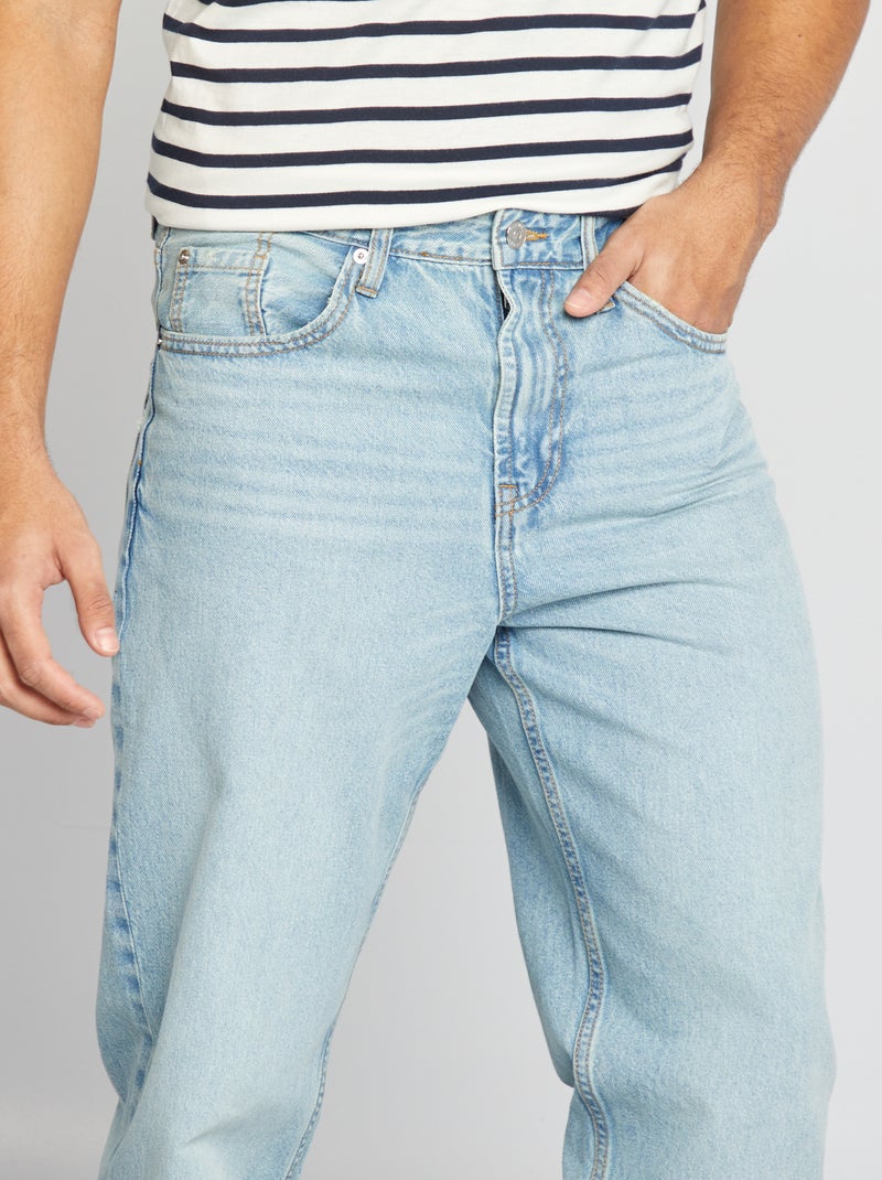 Calças de ganga relaxed fit AZUL - Kiabi