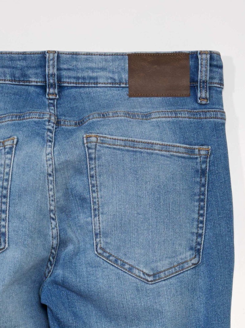 Calças de ganga skinny  - L30 AZUL - Kiabi