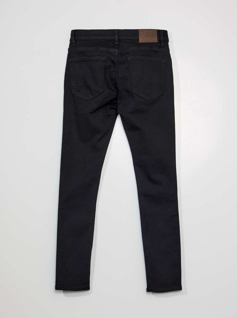 Calças de ganga skinny  - L30 PRETO - Kiabi