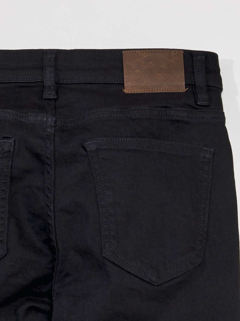 Calças de ganga skinny  - L30 PRETO - Kiabi