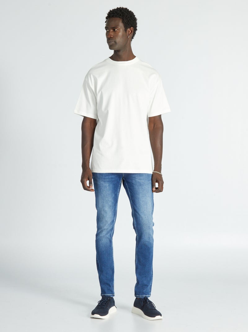 Calças de ganga skinny - L32 AZUL - Kiabi