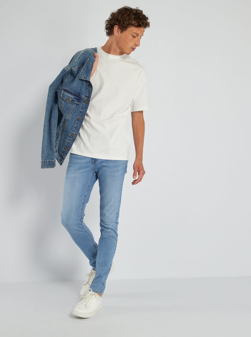 Calças de ganga skinny - L32 Azul - Kiabi