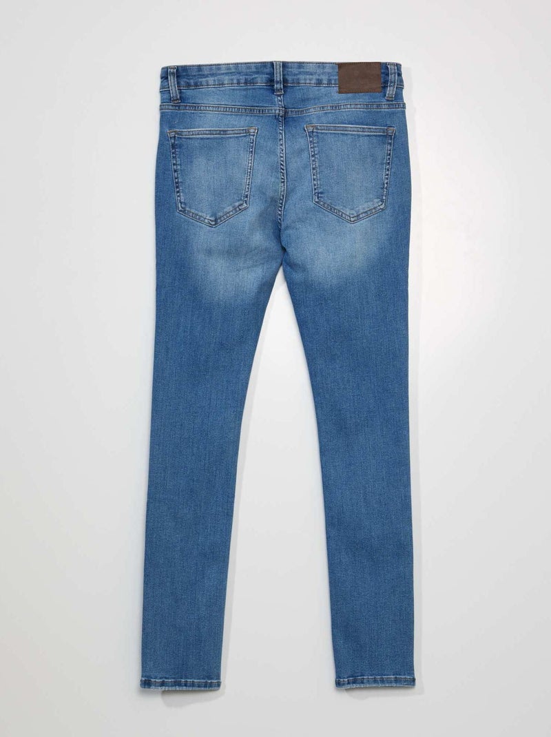 Calças de ganga skinny  - L32 AZUL - Kiabi