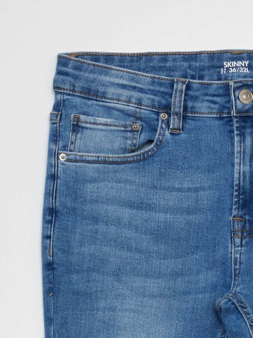 Calças de ganga skinny  - L32 - Kiabi