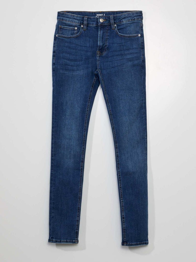 Calças de ganga skinny  - L32 AZUL - Kiabi