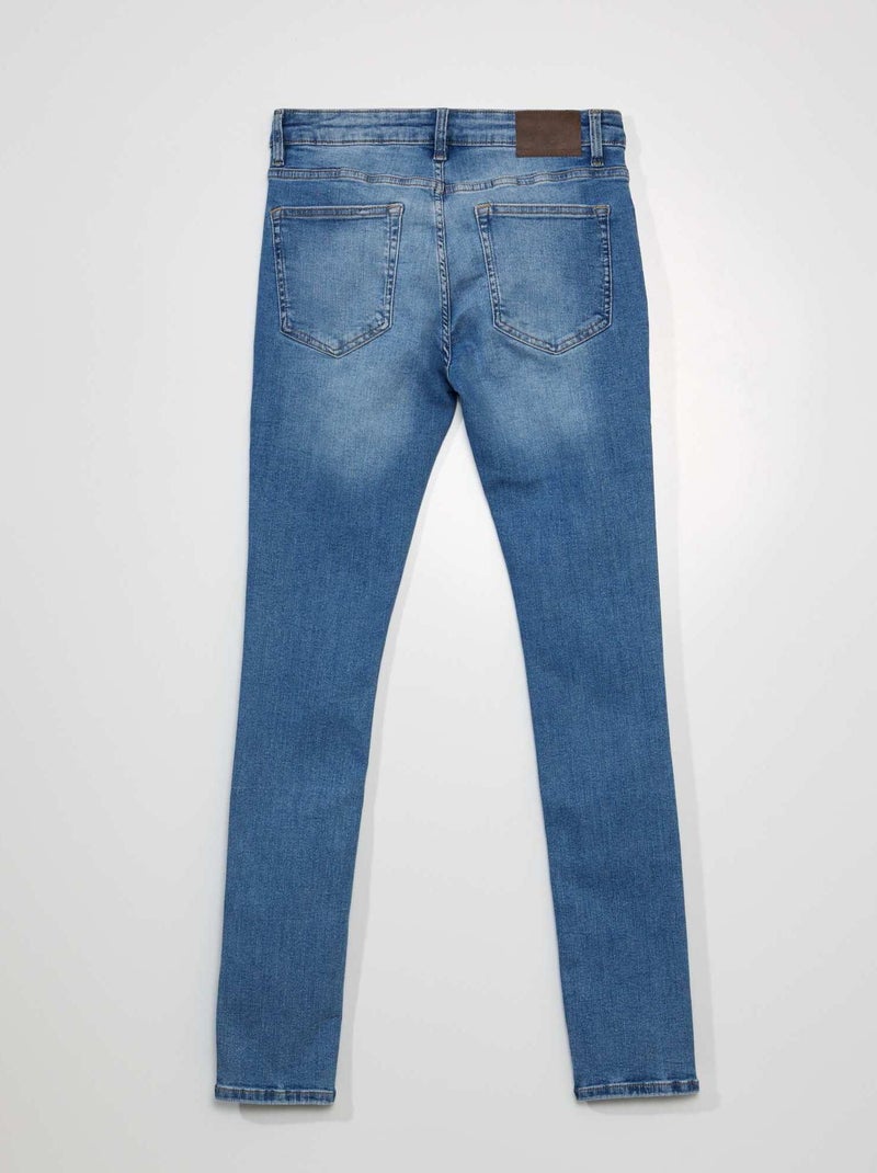 Calças de ganga skinny  - L34 AZUL - Kiabi