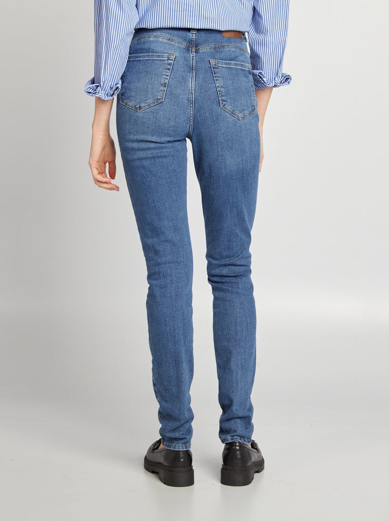 Calças de ganga skinny - L34 AZUL - Kiabi
