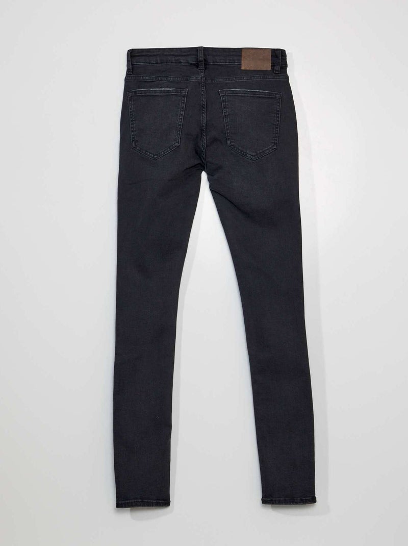 Calças de ganga skinny  - L34 CINZA - Kiabi