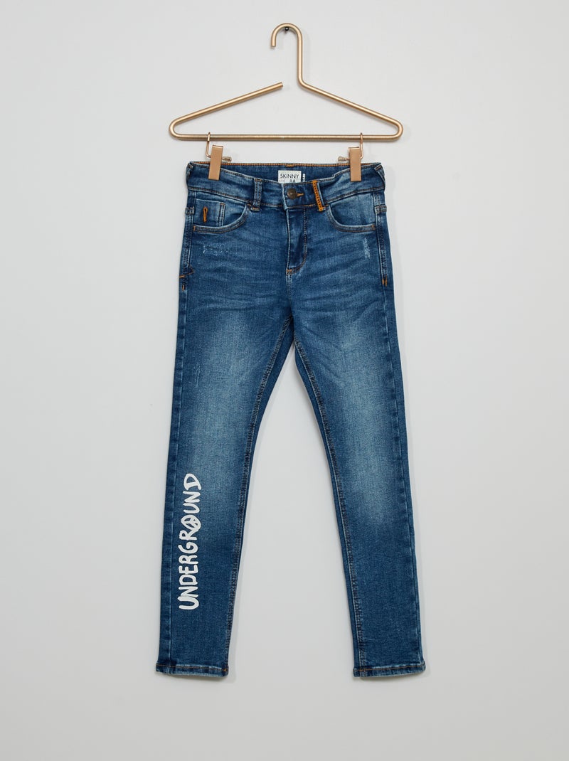Calças de ganga skinny AZUL - Kiabi