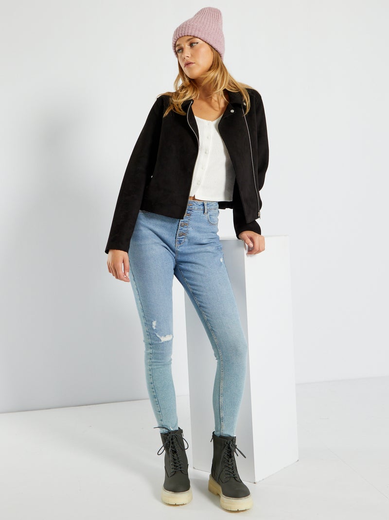 Calças de ganga skinny AZUL - Kiabi