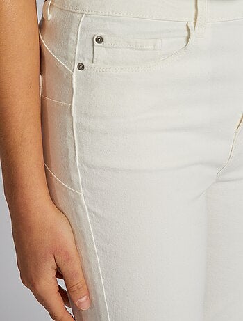 Calças de ganga skinny cintura subida - L28