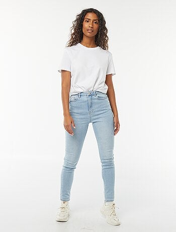 Calças de ganga skinny cintura subida - L30