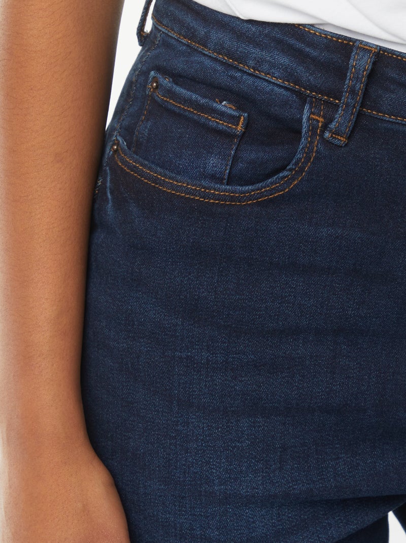 Calças de ganga skinny cintura subida - L30 Azul - Kiabi