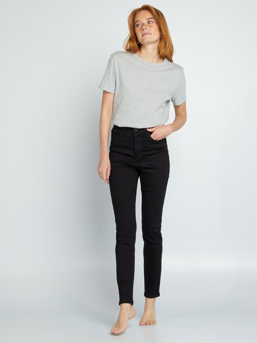 Calças de ganga skinny cintura subida - L30 - Kiabi