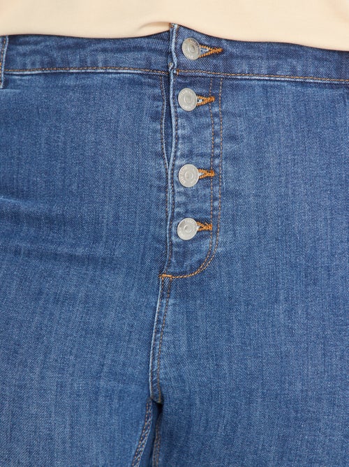 Calças de ganga skinny cintura subida - L32 - Kiabi