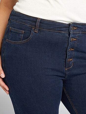 Calças de ganga skinny cintura subida - L32