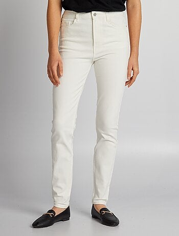 Calças de ganga skinny cintura subida - L32