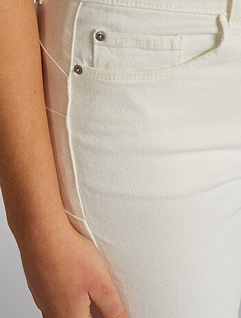 Calças de ganga skinny cintura subida - L32