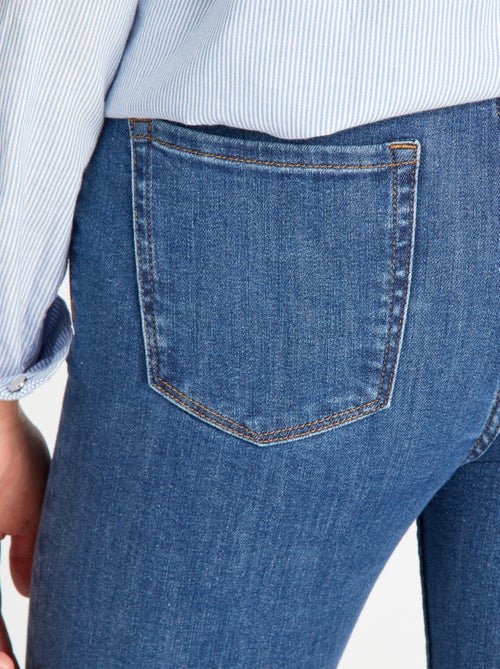 Calças de ganga skinny cintura subida - Kiabi