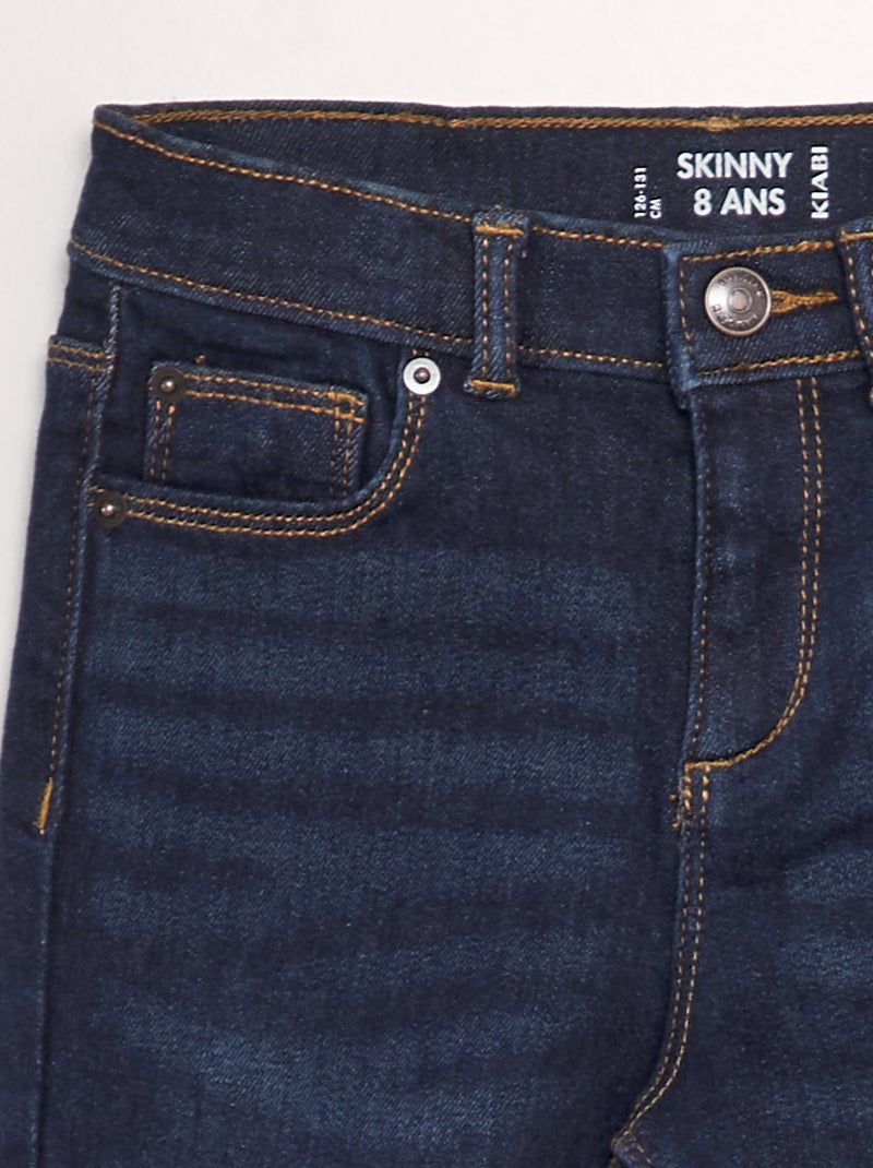 Calças de ganga skinny com 5 bolsos AZUL - Kiabi