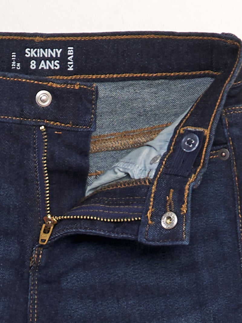 Calças de ganga skinny com 5 bolsos AZUL - Kiabi