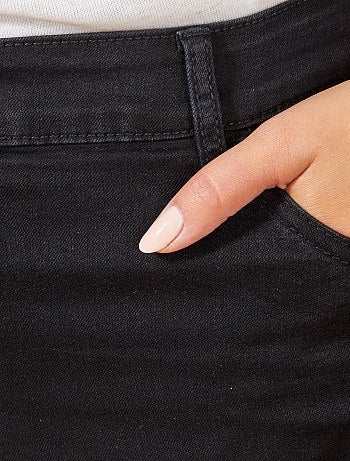 Calças de ganga skinny com 5 bolsos efeito push-up L32 - Kiabi