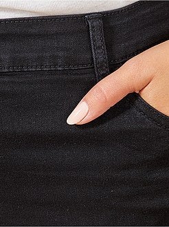 Calças de ganga skinny com 5 bolsos efeito push-up L32 - Kiabi